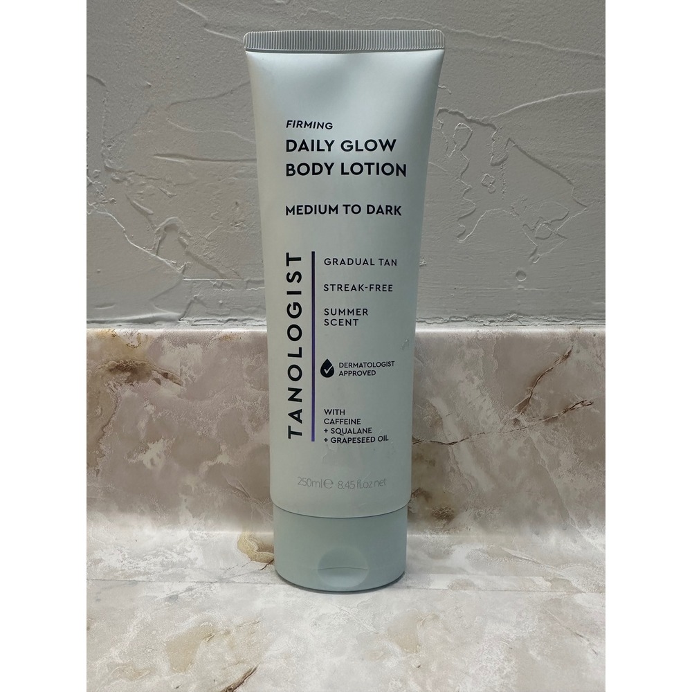 Tanologist Firming Daily Glow Body Lotion Medium to Dark Gradual Tan Streak Free